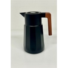 JARRA TERMICA X 1 L MANIJA DE MADERA BLACK