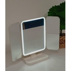 ESPEJO DE PIE 3 HOJAS CON LUZ LED USB Y BASE ESPEJO DE PIE 3 HOJAS CON LUZ LED USB Y BASE