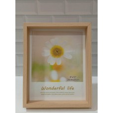 PORTARRETRATO 20 X 25 MADERA NATURAL