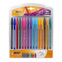 BOLIGRAFO X 15 COLORES BIC FASHION CRISTAL