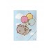 CARPETA 3 SOLAPAS CON COLITA Nº 5 PUSHEEN MOOVING