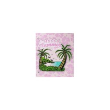 CARPETA Nº 3 CON CORDON HELLO SUMMER REXON MICROGLITTER