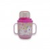VASO DE PLASTICO CON TETINA UNICORNIO DOBLE MANIJA