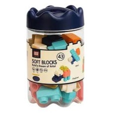BLOQUES SOFT BUILDING BLOCKS X 43 PIEZAS EN POTE MI CLAVEL BLOQUES SOFT BUILDING BLOCKS X 43 PIEZAS EN POTE MI CLAVEL