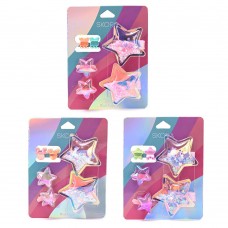 COLITAS PARA EL CABELLO + HEBILLAS + BROCHES CORAZONES EN SET X 6 SKORA