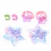 COLITAS PARA EL CABELLO + HEBILLAS + BROCHES CORAZONES EN SET X 6 SKORA