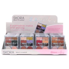 SOMBRAS PARA OJOS X 08 MATE Y BRILLANTES SKORA 39560
