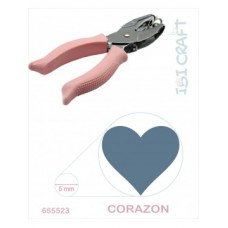 SACABOCADO CORAZON 5 MM PINZA