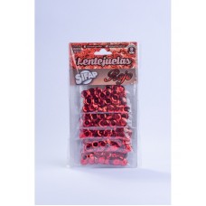 LENTEJUELAS X 3 G ROJO