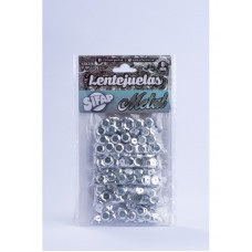 LENTEJUELAS X 3 G PLATEADO