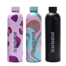 BOTELLA DE ACERO INOXIDABLE TERMICA SKORA 40593 X 750 ML CON TAPA