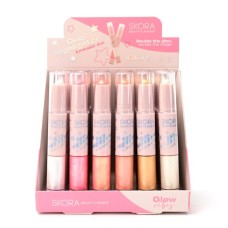 ILUMINADOR EN CRAYON Y BRILLO LABIAL SKORA 41776