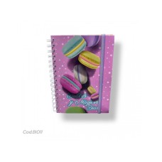 CUADERNO CON ESPIRAL RAYADO T/D X 90 H MACARONS DULCES Y MAGICOS DIAS CUADERNO CON ESPIRAL RAYADO T/D X 90 H MACARONS DULCES Y MAGICOS DIAS