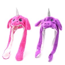 GORRO DE PELUCHE UNICORNIO LEVANTA LAS OREJITAS SKORA 43921