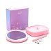 ESPEJO DE PIE CIRCULAR CON LUZ LED USB Y BASE PORTA OBJETOS SKORA