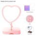 ESPEJO DE PIE CON LUZ LED USB CON BANDEJA PORTAOBJETOS CORAZON SKORA 44081
