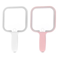 ESPEJO DE MANO CON LUZ DE LED RECARGABLE USB SKORA 44089