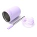 VASO DE ACERO INOXIDABLE TERMICO SKORA 230 ML CON SORBETE 44178