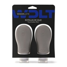 KIT DE VIAJE BOTELLAS DE SILICONA PARA RELLENAR X 2 U DE 90 ML WANDERLUST 44217 KIT DE VIAJE BOTELLAS DE SILICONA PARA RELLENAR X 2 U DE 90 ML WANDERLUST 44217