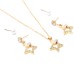 COLLAR CON DIJE ESTRELLA CON 2 PARES DE AROS SKORA 44552 COLLAR CON DIJE ESTRELLA CON 2 PARES DE AROS SKORA 44552