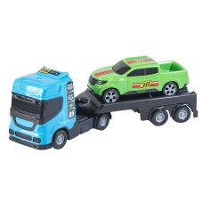 CAMION DE REMOLQUE CON CAMIONETA BS TOYS EN CAJA CAMION DE REMOLQUE CON CAMIONETA BS TOYS EN CAJA
