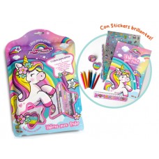 SET KREKER CON LIBRITO HISTORIAS PARA PINTAR UNICORNIO