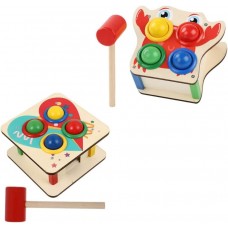 BANCO DE DESCARGA CON ENCASTRE SMALL BOX KNOCKING THE BALL DE MADERA