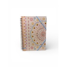 CUADERNO UNIVERSITARIO RAYADO T/D X 100 H MANDALA/CORAZONES