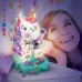 LAMPARA UNICORNIO DIY STYLE 4 EVER PARA DECORAR CON GEMAS STIKERS Y CABELLOS