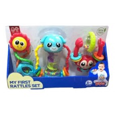 SONAJEROS X 3 MY FIRST RATTLES SET EN CAJA