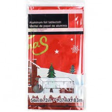 MANTEL DESCARTABLE NAVIDEÑO 1,83 C 1,37 CM MANTEL DESCARTABLE NAVIDEÑO 1,83 C 1,37 CM