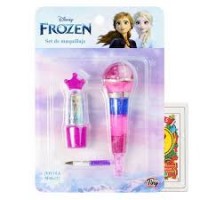 JUEGO DE PINTURITAS FROZEN CON LABIAL Y BRILLO CON FORMA MICROFONO JUEGO DE PINTURITAS FROZEN CON LABIAL Y BRILLO CON FORMA MICROFONO