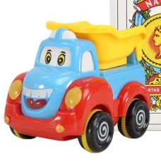 CAMIONCITO DE CONSTRUCCION CON CARITAS A FRICCION BABYGUS