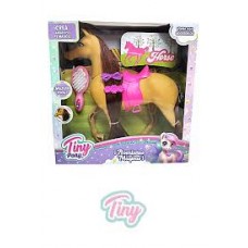 CABALLO PONY TINY AVENTURAS MAGICAS CON PEINES, ESPEJO  Y HEBILLAS EN CAJA