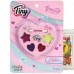 JUEGO DE PINTURITAS TINY CORAZON CON GLITTER MINI