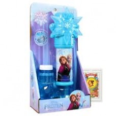 BURBUJERO A PILAS FROZEN CON LUZ VARITA EN CAJA BURBUJERO A PILAS FROZEN CON LUZ VARITA EN CAJA