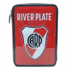 CARTUCHERA 1 PISO RIVER PLATE CON UTILES LETRA B