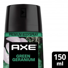 DESODORANTE EN AEROSOL MASCULINO AXE GREEN GERANIUM X 150 ML DESODORANTE EN AEROSOL MASCULINO AXE GREEN GERANIUM X 150 ML