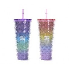 VASO SKORA CON SORBETE ESCAMAS SIRENITA 750 ML VASO SKORA CON SORBETE ESCAMAS SIRENITA 750 ML