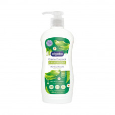 CREMA CORPORAL ALGABO X 400 ML CON VALVULA REPARADORA ALOE Y MANZANILLA