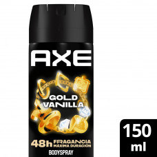 DESODORANTE EN AEROSOL MASCULINO AXE GOLD VANILLA X 150 ML DESODORANTE EN AEROSOL MASCULINO AXE GOLD VANILLA X 150 ML