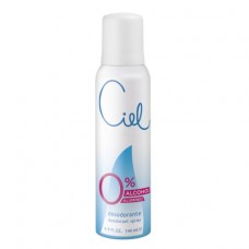 DESODORANTE EN AEROSOL FEMENINO CIEL 0% ALCOHOL X 144 ML DESODORANTE EN AEROSOL FEMENINO CIEL 0% ALCOHOL X 144 ML