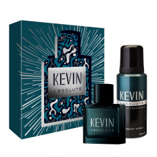 ESTUCHE PARA REGALO PERFUME DE HOMBRE KEVIN ABSOLUTE + DESODORANTE