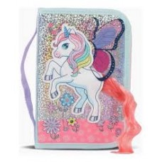 CARTUCHERA 1 PISO FOOTY DESPLEGABLE UNICORNIO CON COLA