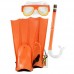 SET DE BUCEO PATAS DE RANA + ANTIPARRAS + SNORKEL BASE-X SPLASH EN BOLSA