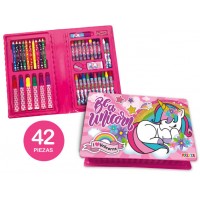 SET KREKER MI SET DE ARTE UNICORNIOS 42 PIEZAS