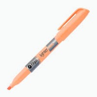 RESALTADOR FINO NARANJA PASTEL FILGO/EZCO