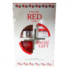 ESTUCHE PARA REGALO PERFUME DE HOMBRE PAULVIC RED (SIMIL POLO