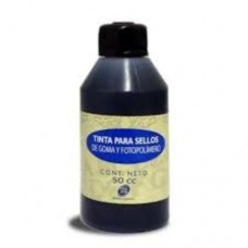 TINTA PARA SELLOS NEGRO 50 CC STA
