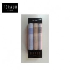 PAÑUELOS DE MANO DE HOMBRE FERAUD X 3 ESTUCHE
